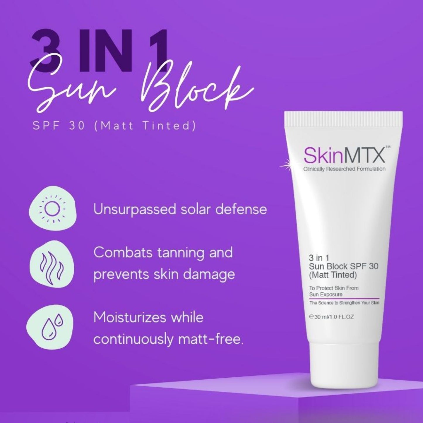 SkinMTX 3 in 1 Sunblock